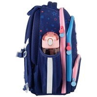 Шкільний каркасний рюкзак GoPack Education Be Happy Синій 12.5л (GO24-597M-3)