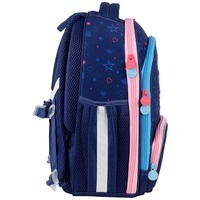 Шкільний каркасний рюкзак GoPack Education Be Happy Синій 12.5л (GO24-597M-3)