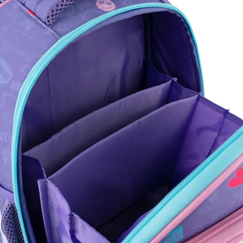 Шкільний каркасний рюкзак GoPack Education Say Cheese Фіолетовий 12.5л (GO24-597M-4)