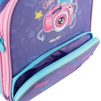 Шкільний каркасний рюкзак GoPack Education Say Cheese Фіолетовий 12.5л (GO24-597M-4)