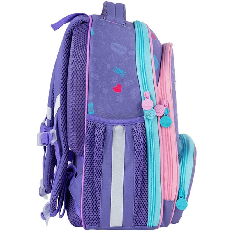 Шкільний каркасний рюкзак GoPack Education Say Cheese Фіолетовий 12.5л (GO24-597M-4)