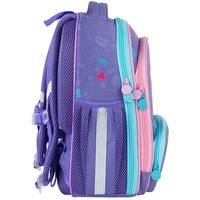 Шкільний каркасний рюкзак GoPack Education Say Cheese Фіолетовий 12.5л (GO24-597M-4)