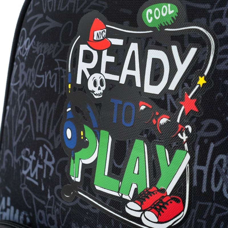 Шкільний каркасний рюкзак GoPack Education Ready2Play Принт 12.5л (GO24-597M-6)