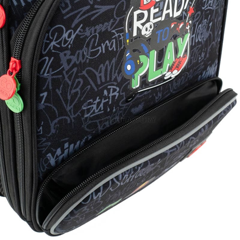 Шкільний каркасний рюкзак GoPack Education Ready2Play Принт 12.5л (GO24-597M-6)