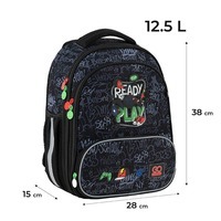 Шкільний каркасний рюкзак GoPack Education Ready2Play Принт 12.5л (GO24-597M-6)