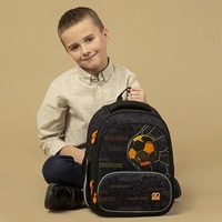 Шкільний каркасний рюкзак GoPack Education Goal Time Чорний 12.5л (GO24-597M-8)