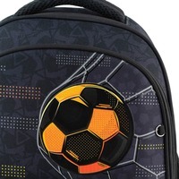 Шкільний каркасний рюкзак GoPack Education Goal Time Чорний 12.5л (GO24-597M-8)