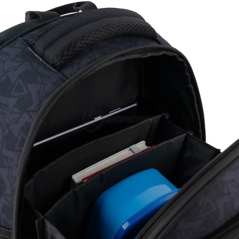 Шкільний каркасний рюкзак GoPack Education Goal Time Чорний 12.5л (GO24-597M-8)