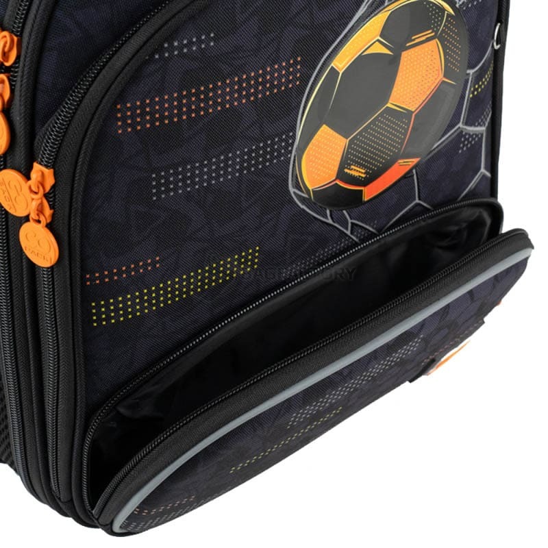 Шкільний каркасний рюкзак GoPack Education Goal Time Чорний 12.5л (GO24-597M-8)