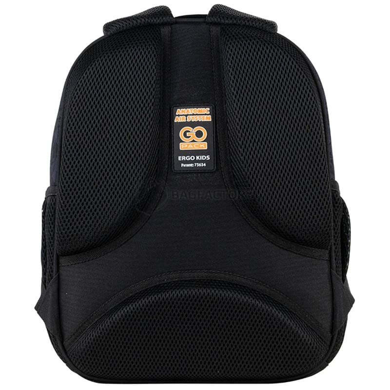 Шкільний каркасний рюкзак GoPack Education Goal Time Чорний 12.5л (GO24-597M-8)