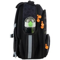 Шкільний каркасний рюкзак GoPack Education Goal Time Чорний 12.5л (GO24-597M-8)