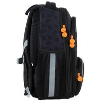 Шкільний каркасний рюкзак GoPack Education Goal Time Чорний 12.5л (GO24-597M-8)