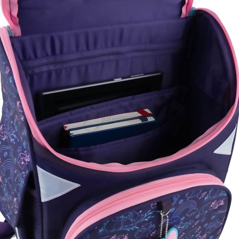 Шкільний каркасний рюкзак GoPack Education Pretty Owl Синій 11л (GO24-5001S-2)