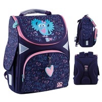 Шкільний каркасний рюкзак GoPack Education Pretty Owl Синій 11л (GO24-5001S-2)