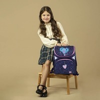 Шкільний каркасний рюкзак GoPack Education Pretty Owl Синій 11л (GO24-5001S-2)