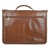 Портфель чоловічий шкіряний Ashwood 8190 Chestnut (8190 CHESTNUT)