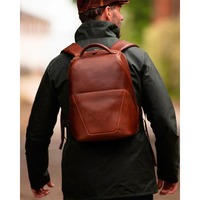 Міський шкіряний рюкзак Ashwood K47 Brown (K47 BRN)