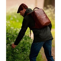 Міський шкіряний рюкзак Ashwood K47 Brown (K47 BRN)