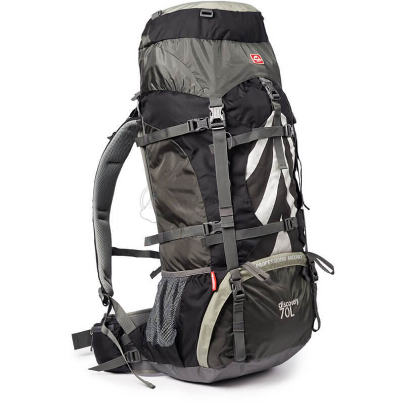 Туристичний рюкзак Naturehike NH70B070-B 70+5 л Чорно-сірий (6927595709009)