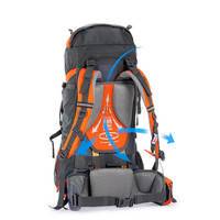Туристичний рюкзак Naturehike NH70B070-B 70+5 л Блакитний (6927595709023)