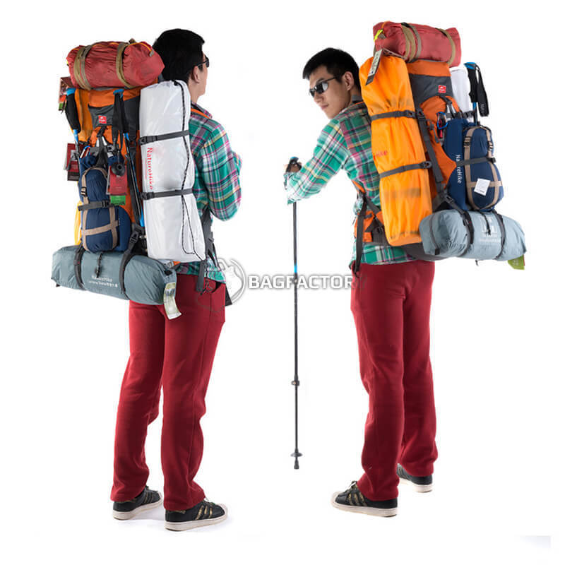 Туристичний рюкзак Naturehike NH70B070-B 70+5 л Блакитний (6927595709023)