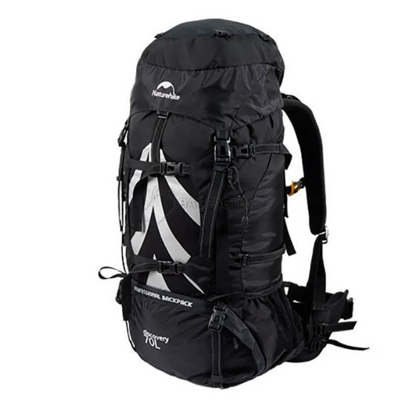 Туристичний рюкзак Naturehike NH70B070-B 70+5 л Чорний (6975641887485)