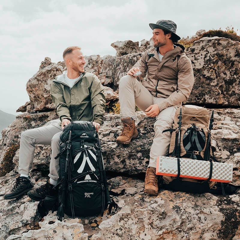 Туристичний рюкзак Naturehike NH70B070-B 70+5 л Чорний (6975641887485)