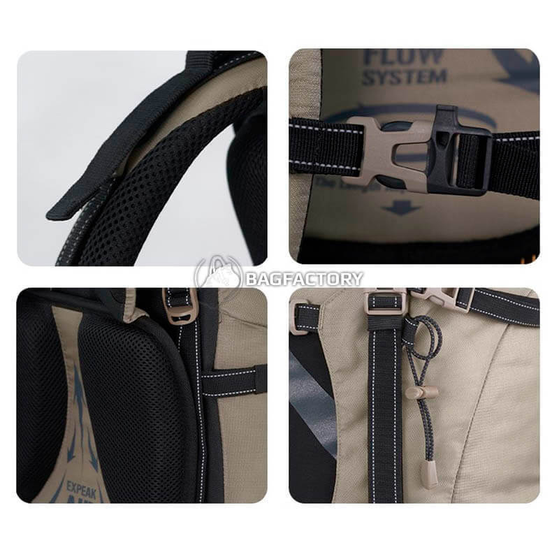 Туристичний рюкзак Naturehike NH70B070-B 70+5 л Чорний (6975641887485)