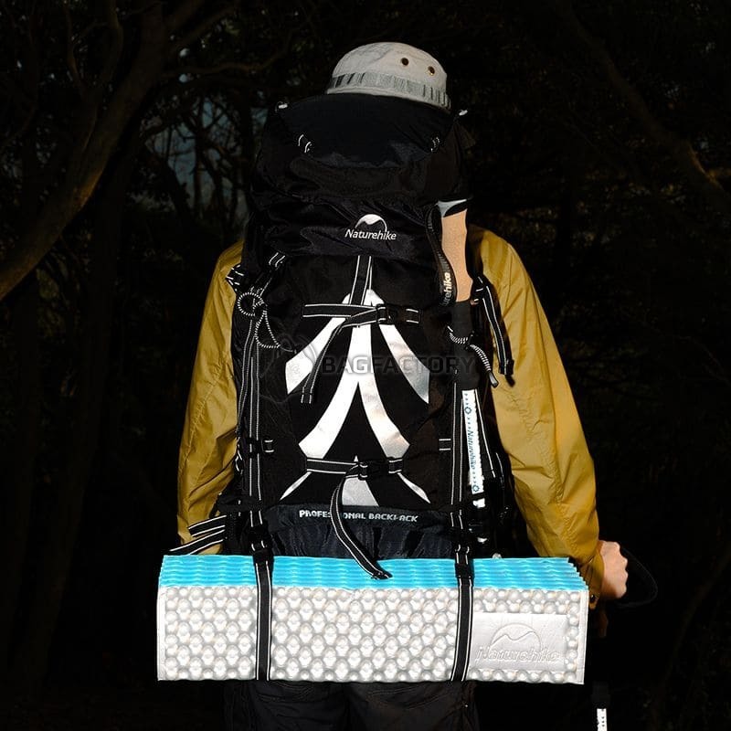 Туристичний рюкзак Naturehike NH70B070-B 70+5 л Світло-коричневий (6975641887461)