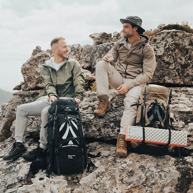 Туристичний рюкзак Naturehike NH70B070-B 70+5 л Світло-коричневий (6975641887461)