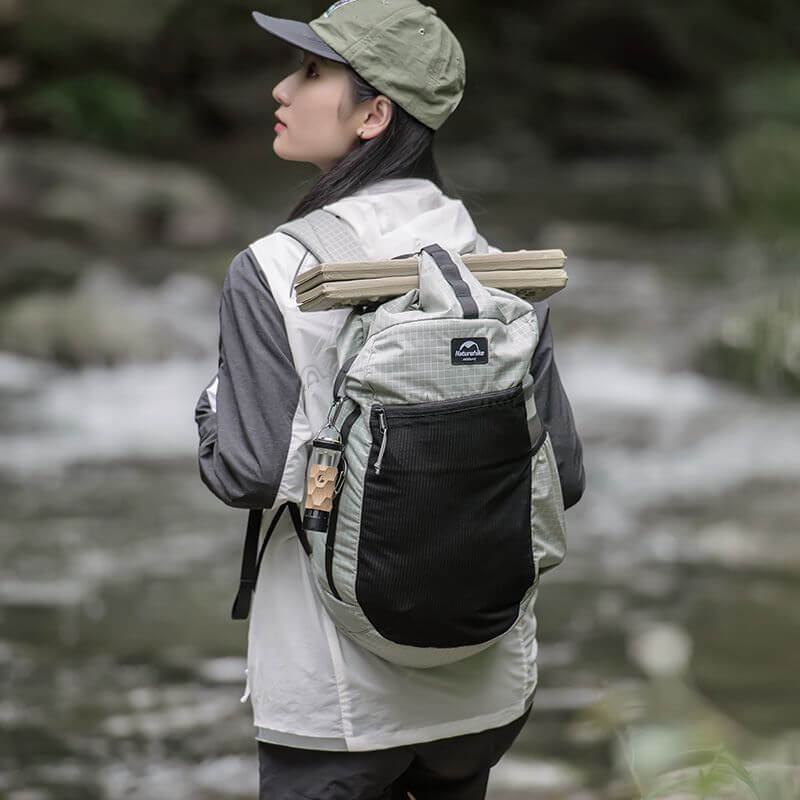 Туристичний рюкзак Naturehike NH20BB206 20 л Світло-сірий (6927595772775)