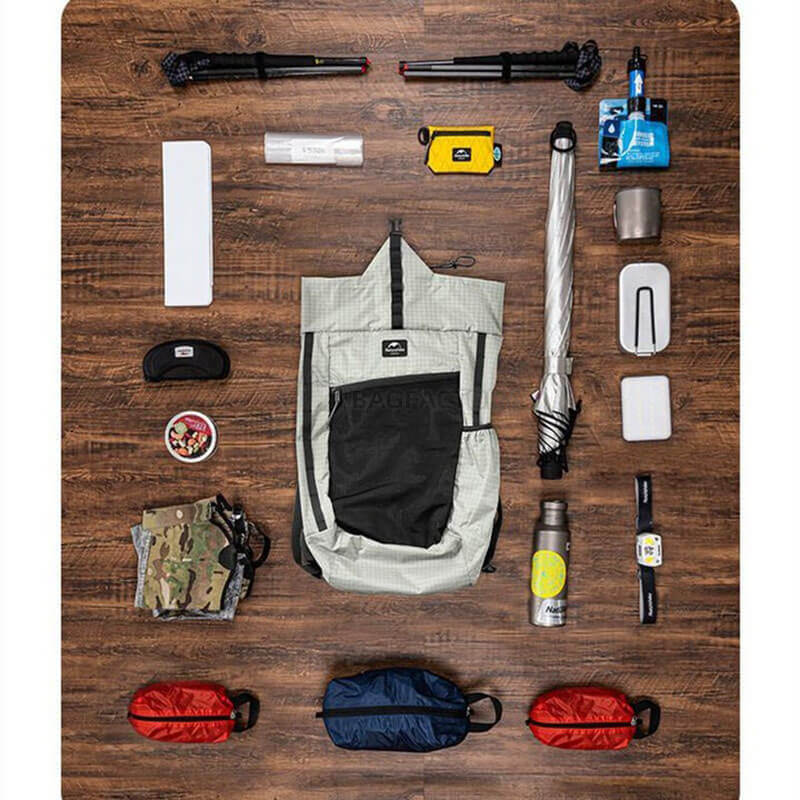 Туристичний рюкзак Naturehike NH20BB206 20 л Світло-сірий (6927595772775)