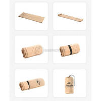 Туристичний килимок Naturehike NH15Q002-D 25мм з подушкою 185см Блакитний (6927595782583)