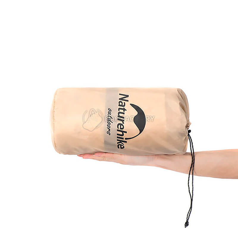 Туристичний килимок Naturehike NH15Q002-D 25мм з подушкою 185см Блакитний (6927595782583)