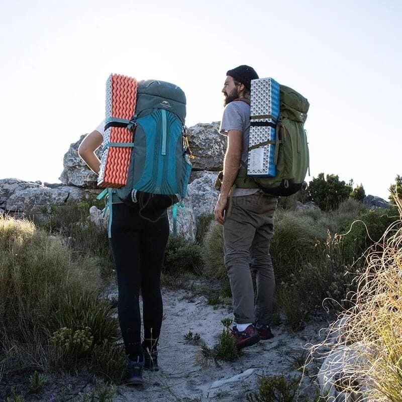 Туристичний килимок Naturehike NH19QD008 IXPE 185x56х18 см Жовтий (6927595794395)