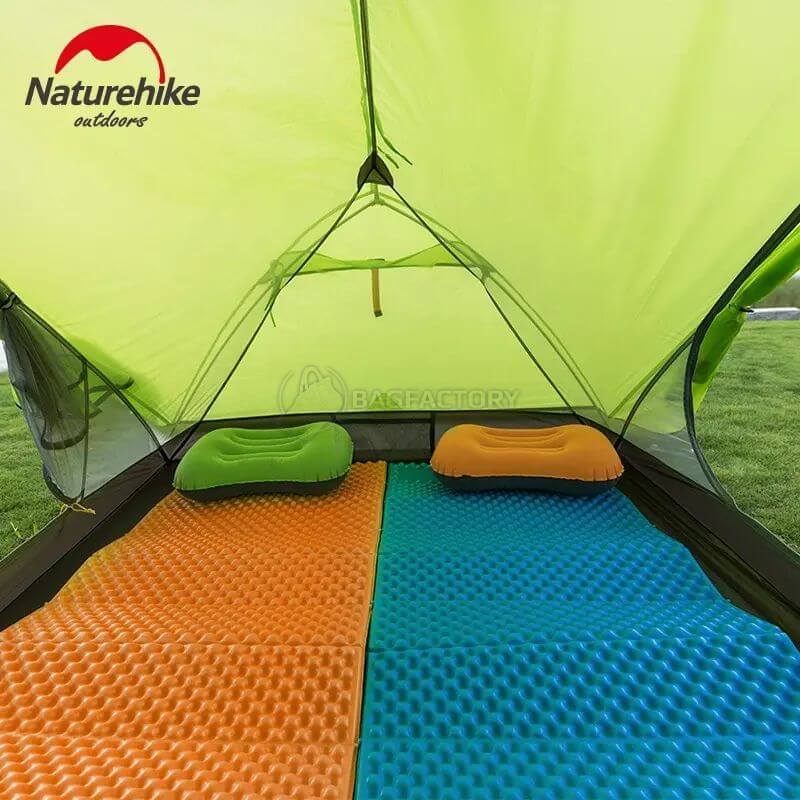 Туристичний килимок Naturehike NH19QD008 IXPE 185x56х18 см Жовтий (6927595794395)