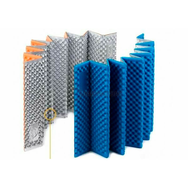 Туристичний килимок Naturehike NH19QD008 IXPE 185x56х18 см Блакитний (6927595738108)