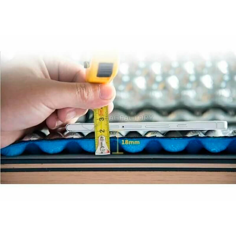 Туристичний килимок Naturehike NH19QD008 IXPE 185x56х18 см Блакитний (6927595738108)