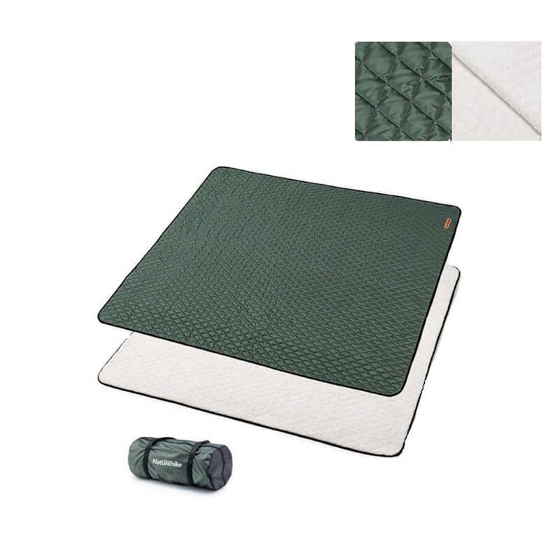 Туристический коврик Naturehike NH20FCD11 145х180 см вологозахисний Темно-зелений (6927595766156)