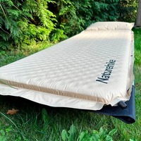 Туристический коврик Naturehike CNK2300DZ014 60 мм з подушкою 192х65см Бежевий (6976023926969)