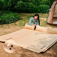 Туристический коврик Naturehike CNK2300DZ014 60 мм з подушкою 192х65см Бежевий (6976023926969)