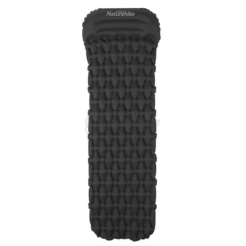 Туристический коврик Naturehike FC-12 NH19Z003-P 65 мм 198см Графит с подушкой+мешок (6927595796832)