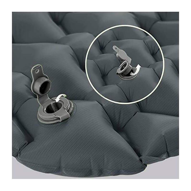 Туристический коврик Naturehike FC-12 NH19Z003-P 65 мм 198см Графит с подушкой+мешок (6927595796832)