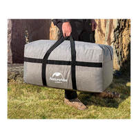 Дорожня сумка-баул Naturehike NH17S021-L 100 л Темно-сірий (6927595724903)