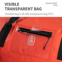 Дорожня сумка гермобаул Naturehike NH20FSB03 60 л Червона (6927595744284)