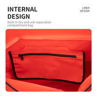 Дорожня сумка гермобаул Naturehike NH20FSB03 60 л Червона (6927595744284)