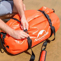 Дорожня сумка гермобаул Naturehike NH20FSB03 60 л Червона (6927595744284)