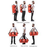 Дорожня сумка гермобаул Naturehike NH20FSB03 60 л Червона (6927595744284)