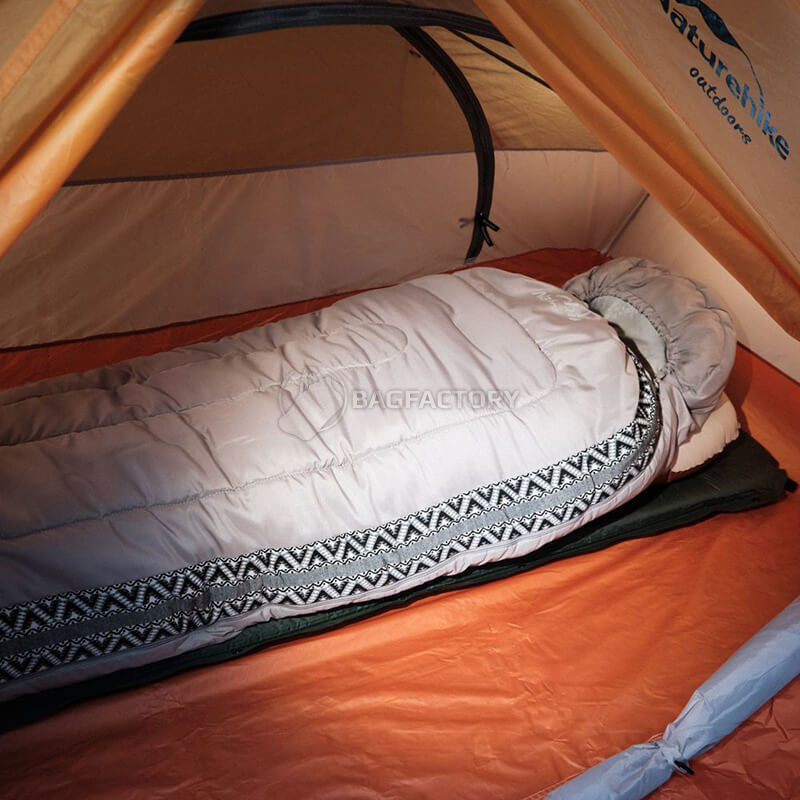 Спальний мішок Naturehike L250 NH21MSD07 (9°C) правий 190+30см Сірий (6927595774847-R)