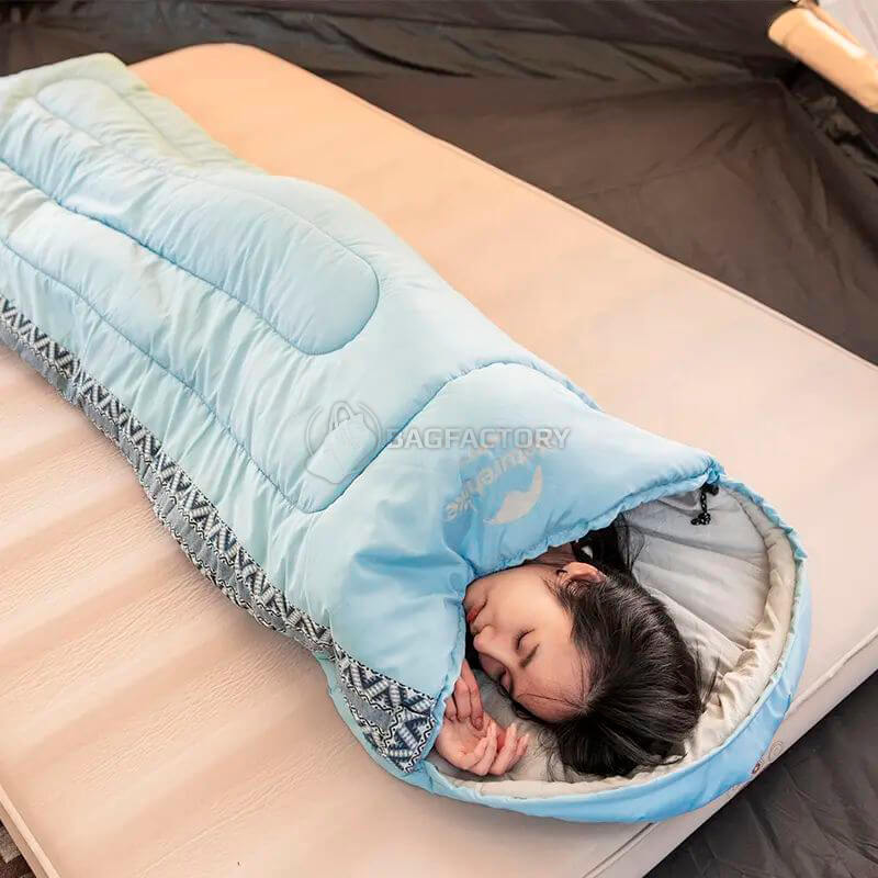 Спальний мішок Naturehike L250 NH21MSD07 (9°C) правий 190+30см Блакитний (6927595774830-R)